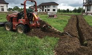Копка траншей для водопровода в Кронштадте: цена за метр от 942 руб.