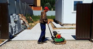 Устройство въезда на участок Кронштадт, цена от 51240 руб.