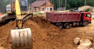 Засыпка участка Кронштадт, цена от 210 руб.